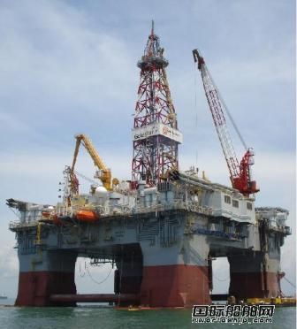 吉寶遠(yuǎn)東交付一座半潛式鉆井平臺(tái)
